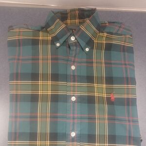 Plaid Button-Down Shirt